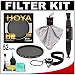 Hoya 52mm HD Hardened Glass 8-Layer Multi-Coated Digital Circular Polarizer Filter + Accessory Kit for Canon, Nikon, Sony, Olympus & Pentax Lenses