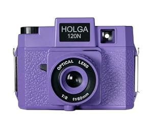 Holga 183120 Formally Holgawood Collection Plastic Camera (Violet)
