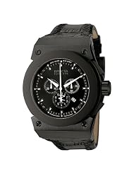 Invicta Men's F0013 Akula Collection Russian Diver Chronograph Black Ion-Plated Watch