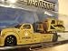 Detailed Diecast Military Transport Set - Rubber Tread Flatbed & Dozer Tan Scale 1/64