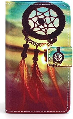 TheLovelyBird PU Leather Folio Stand Wallet Case / Cover for Nokia Lumia 520 ONLY+ Stylus Pen + Screen Protector in Retail Packaging (Tassel 1)