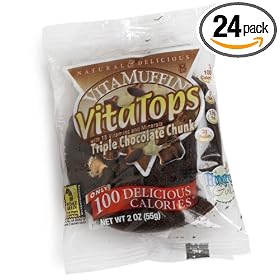 Vitalicious Triple Chocolate Chunk Vita Tops , 2-Ounce Units (Pack of 24)