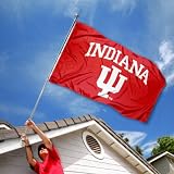 Indiana Hoosiers IU University Large College Flag