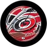 Carolina Hurricanes NHL 3D Team Logo 12" Wall Clock