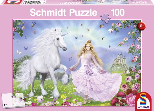Schmidt Spiele 55565 - Prinzessin der Einh&ouml;rner, 100 Teile Puzzle Preisvergleich