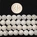 SHG Store 8mm Round Natural Moonstone Beads Strand 15 Inch Jewelry Making Beads