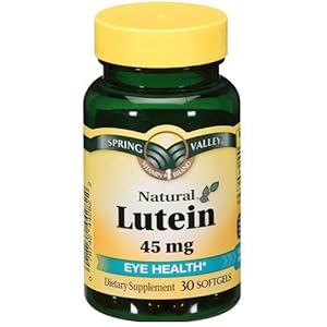 Spring Valley - Lutein 45 mg, 30 Softgels picture Spring Valley - Lutein 45 mg, 30 Softgels picture