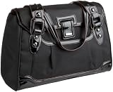 Cross Town AC186-1 Ladies Computer Bag Collection Oxford Fold Over
Tote with Complimentary Mini Pen In Pen Charm Sleeve (Black Twill)