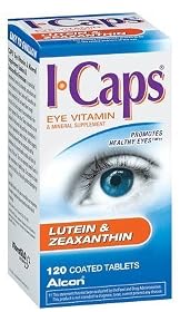 ICaps Lutein & Zeaxanthin Formula, Coated Tablets, 120 coated tablets