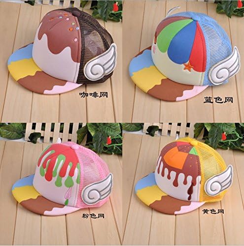 Colors mesh hat Korean children baby hats boys and girls summer sun hat baseball cap visor