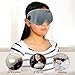 Sleep Mask for Summer, Sleeping Mask with Bleeder Vent Eye Mask for Summer (Grey))