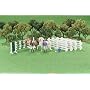 Breyer Stablemates Saddle Club Jump Off-Carole and Starlight Play Set