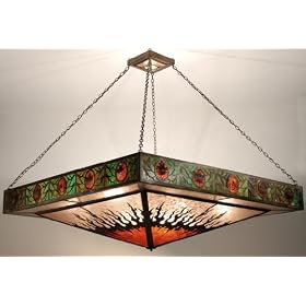 72"Sq Island Resort Inverted Pendant