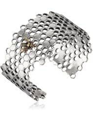 Lucky Brand "Mar14 The Bees Knees Nks Brc" Honeycomb Cuff Bracelet