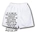 White Boxer Short with It is one of the severest tests of friendship to tell your fri...