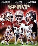 Joe Montana, Jerry Rice, & Steve Young Signed 49ers Super Bowl MVP's Collage 16x20 Photo