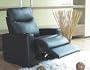 Home Theater Recliner in Black Leather Match - Coaster
