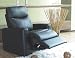 Home Theater Recliner in Black Leather Match - Coaster