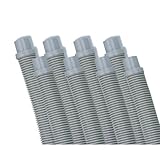 Kreepy Krauly, Navigator or Baracuda G3 - 4 Ft Pool Cleaner Hose Frost Gray Color - 8 PACK