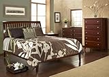 Modus Furniture Newport Low Profile Sleigh Bedroom Set (Cordovan) (Full, Qu ....