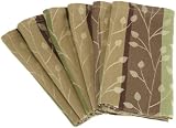 DII Vine Stripe Jacquard Napkin, Set of 6