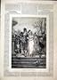 1879 Marriage Scene Directory Bride Groom Steps Birds