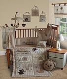 Custom Baby Bedding - Bear and Bee 13 PCS Crib Bedding