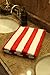 Utopia Premium Beach Towel 30-Inch x 60-Inch, 4-Pack, Red Cabana Stripe