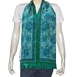 India Fashion Printed Silk Scarves For Women 22 X 72 Inches