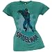 Search : Spider-Man - Amazing Spider-Man Sea Green Juniors T-Shirt