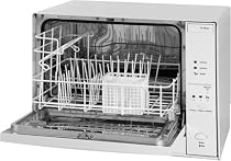 Bomann 770400 Tisch-Geschirrspüler: Energieeffizienzklasse BBC / Elektronik / 3 Spülprogramme, weiß