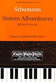 Schumann Sixteen Albumleaves, from Op.99 and 124 (Easier Piano Pieces)