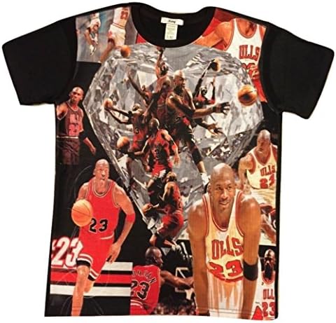 Crystalbella Fashion Air Michael Jordan Unisex Adult Graphic Tee Shirt (Size S M L XL 2X)