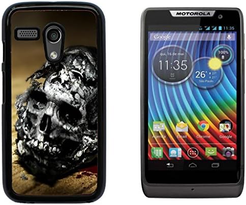 Sugar Skull Bone Hard Plastic and Aluminum Back Case for Motorola Moto G