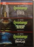 Triple Feature 3 - DVD Set Goosebumps; a Night in Terror Tower, Monster Blood, One Day At Horror Land