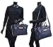 Dasein Faux Leather Belted Medium Tote Satchel Shoulder Bag
