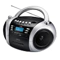 jWIN CD/Cassette Player with Card Slot - Black (JXCD573BLK)