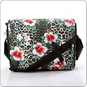 PlusMinus Tasche IT - Leo Flower White mit Laptop-Fach --- CS10M203