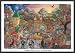 Beatles Magical Mystery Tour 100 Songs Art Poster Framed