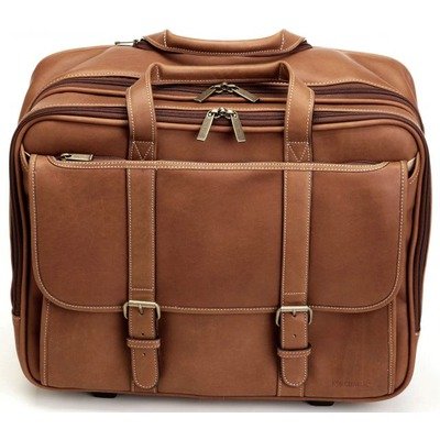 Korchmar Adventure Overnighter Wheeled Computer Brief - Brown