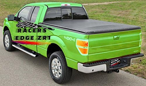 RacersEdgeZR1 1993-2011 Ford Ranger Standard Extended Cab 6' Short Bed Vinyl Hidden Snap-on Soft Roll-Up Tonneau Cover RE323