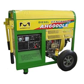 6000 Watt Diesel Generator W  Electric Start by 