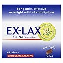 Ex-Lax Senna (Sennosides) Chocolate Laxative 48 Tablets