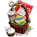 Cupcake Time%u2122 Gift Basket Stack