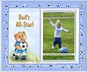 Dad's All-Star! - (soccer) Picture Frame Gift