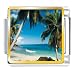 Tropical Beach Scene Italian Charms Bracelet Link