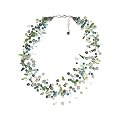 Multistrand Illusion Genuine Peridot Necklace