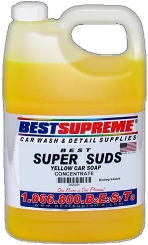 Super Suds Yellow Car Soap 1 Gallon