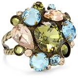 Sorrelli Meadow Mist Crystal Gold-Tone Adjusta