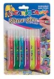 Carioca Glitter Glue Pens (Set of 6 Fluorescent Colors)
